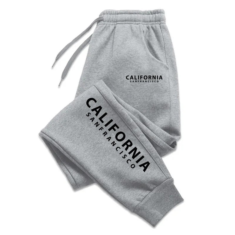 Letter Print Casual Sweatpants
